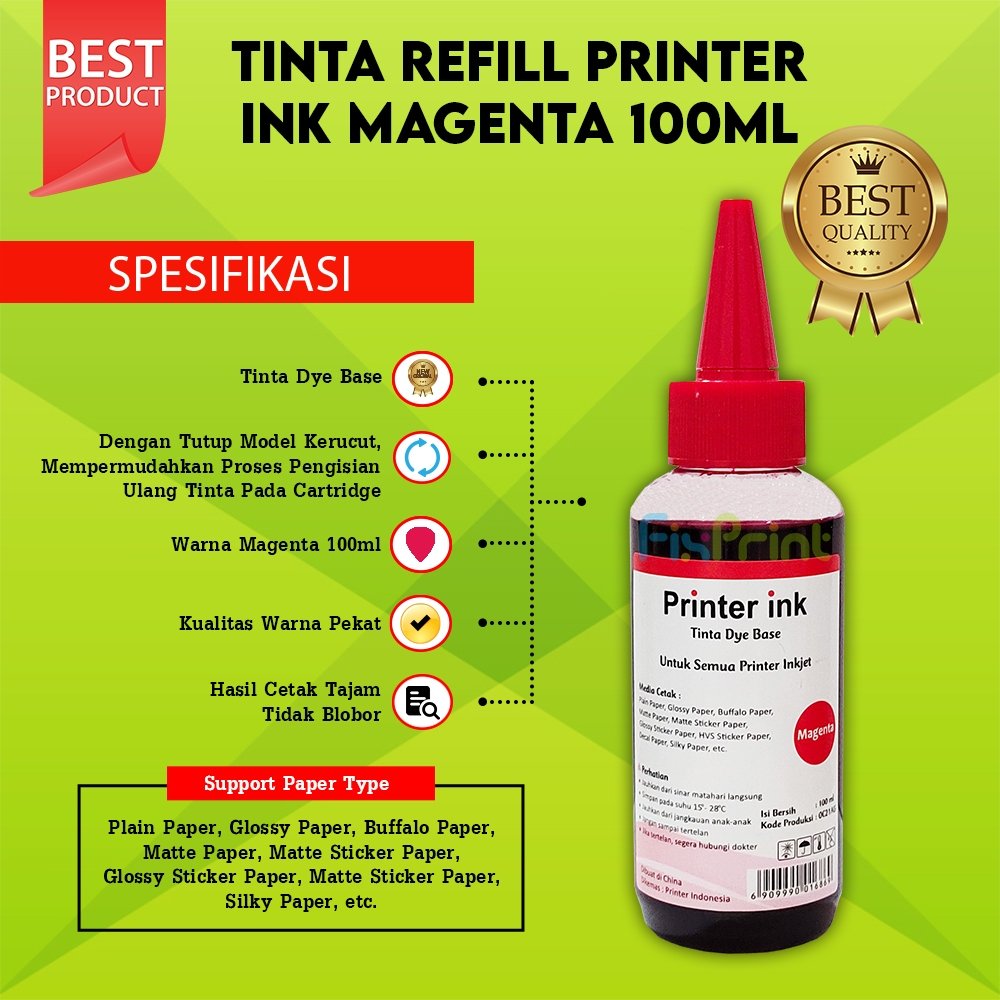 Jual SET Tinta 100ml Refill Cartridge Cann 810 811 745s 746s 47 57s 40