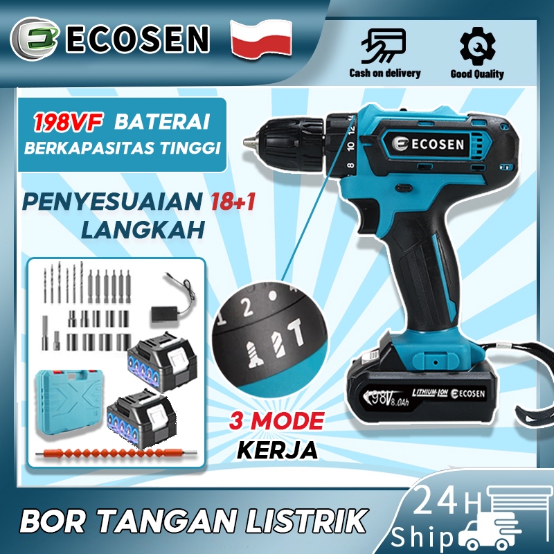 Jual Mesin Bor Baterai Tangan V Bor Listrik Bor Baterai Cordless Impact Drill Baterai Bor