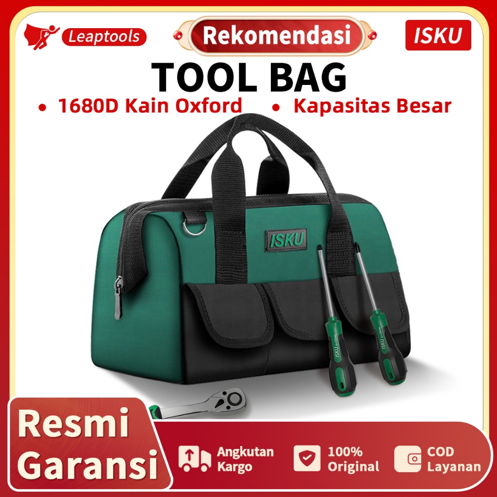 Jual Isku Tool Bags Tas Perkakas Inch Bahan Kain Oxford