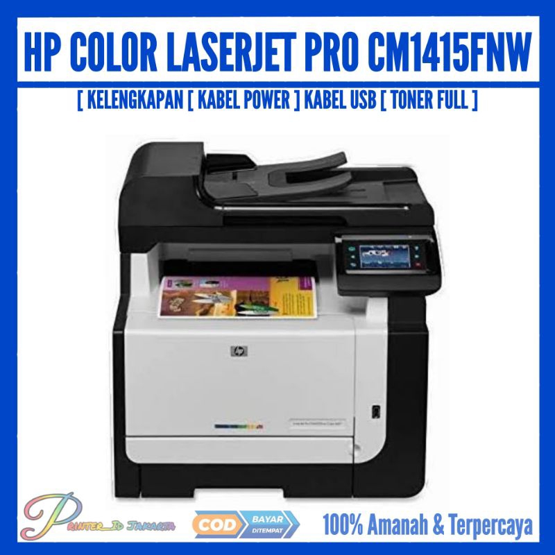 Jual Printer Hp Color LaserJet Pro Cm1415fnw Shopee Indonesia   Id 11134207 7r991 Lpjed6zkk71447