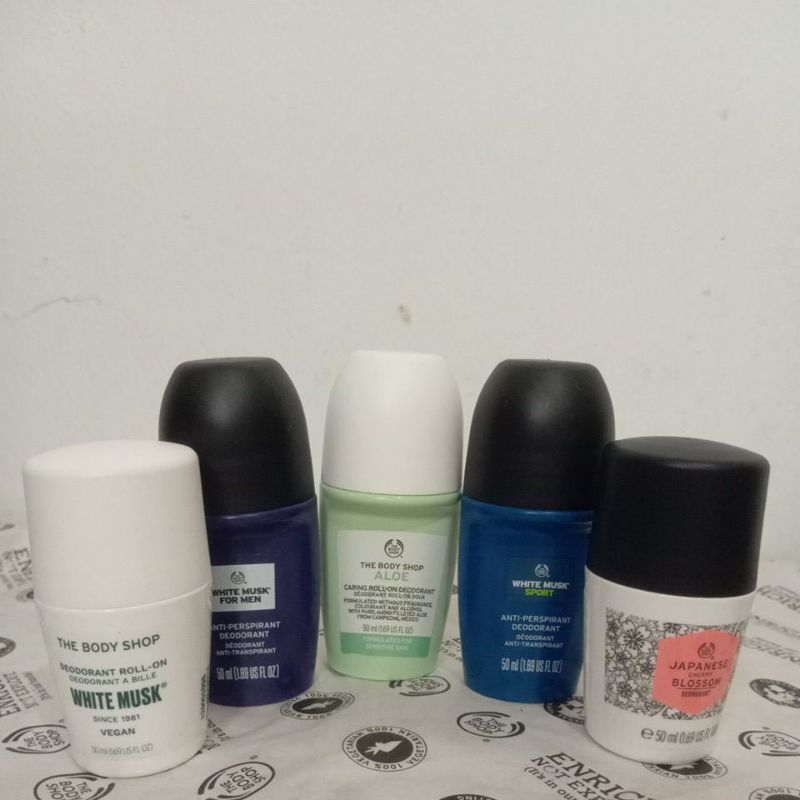 Jual White musk for men Japanese Cherry blossom deodorant the body shop