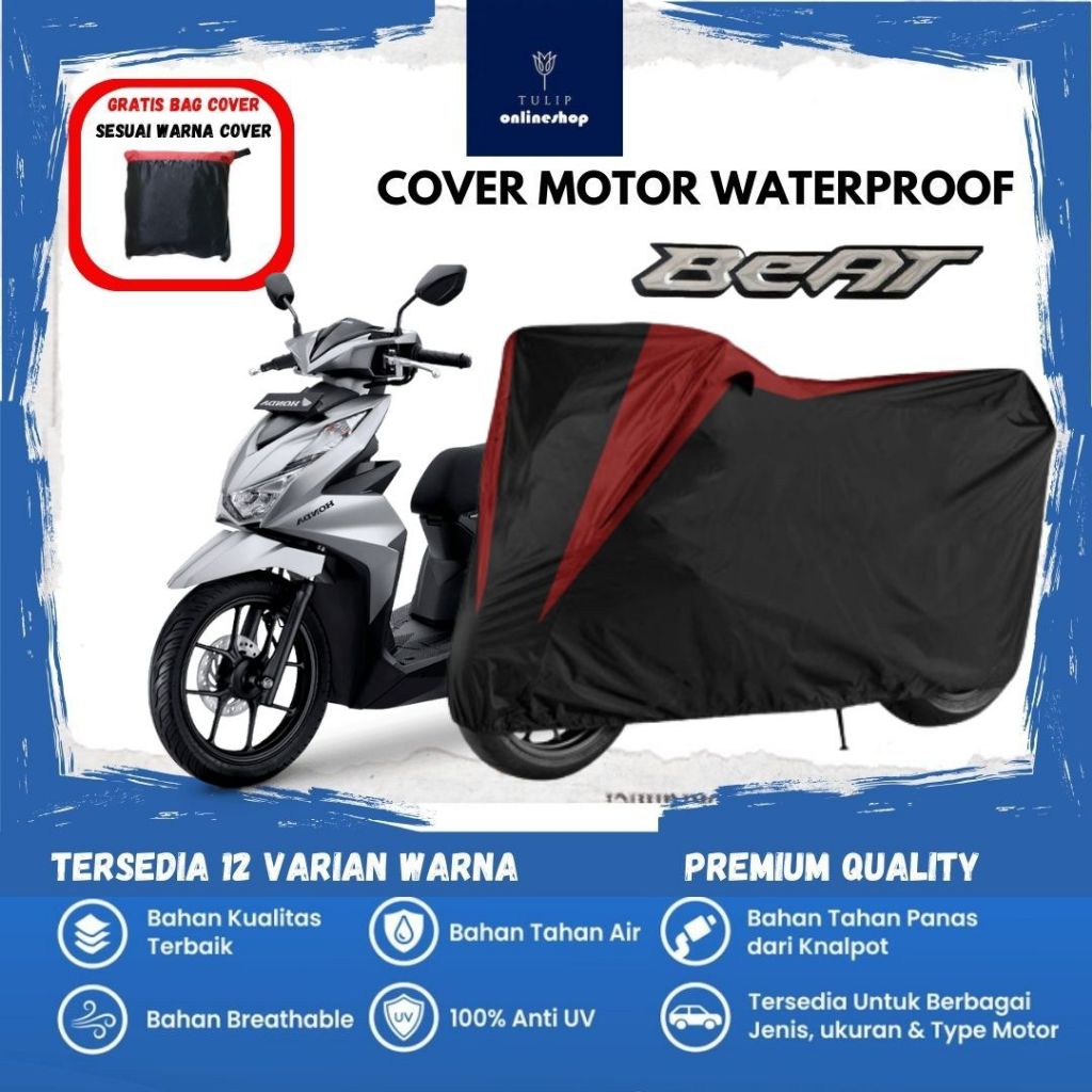 Jual Tulip Sarung Cover Motor Honda Beat Waterproof Shopee Indonesia