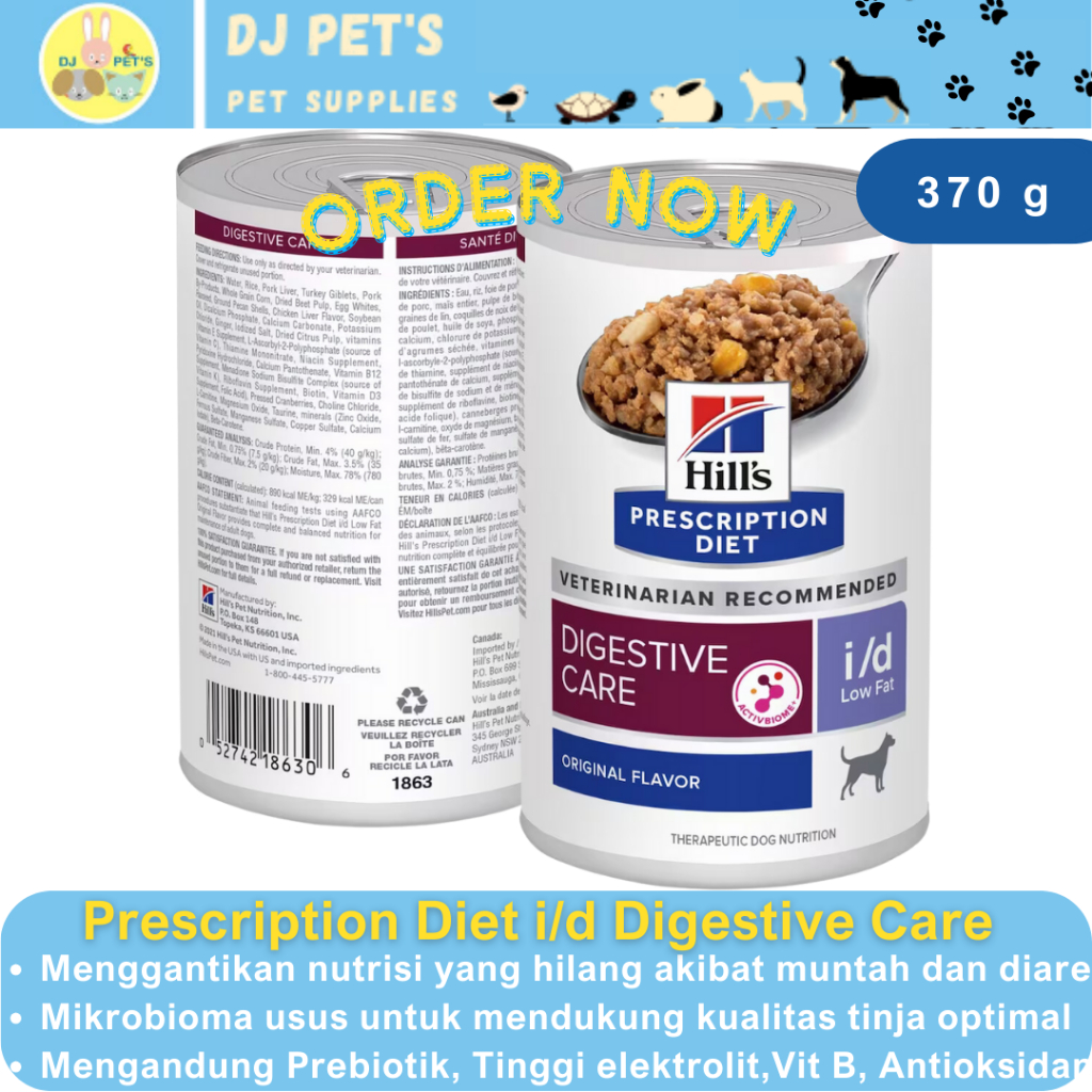 Jual Hill's Science Diet Prescription Diet Dog i/d Digestive Care