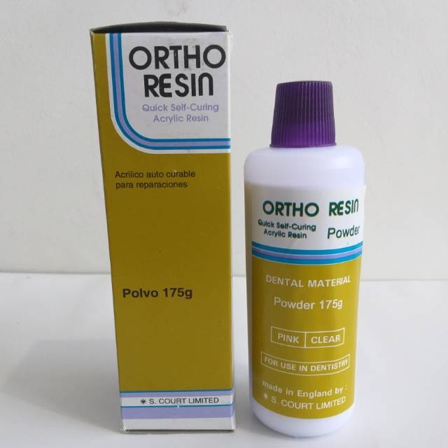 Jual Ortho Resin Powder Self Curing 175 gr Shopee Indonesia