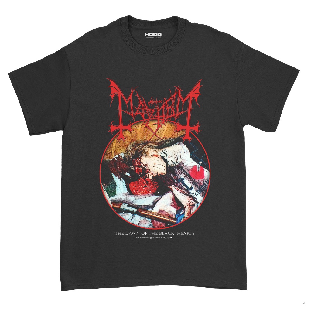 T-shirt Vintage Mayhem - Coupe Unisexe Classique, 100% Coton, Design Rétro Du Groupe De Metal