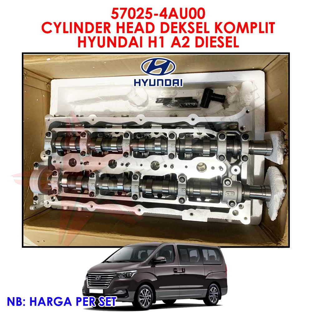 Jual SILINDER HEAD HYUNDAI H1 A2 GRAND STAREX A2 DIESEL CYLINDER HEAD ...