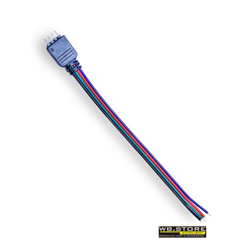 Jual Kabel Konektor RGB 4 Pin LED Strip RGB 4 Pin | Shopee Indonesia