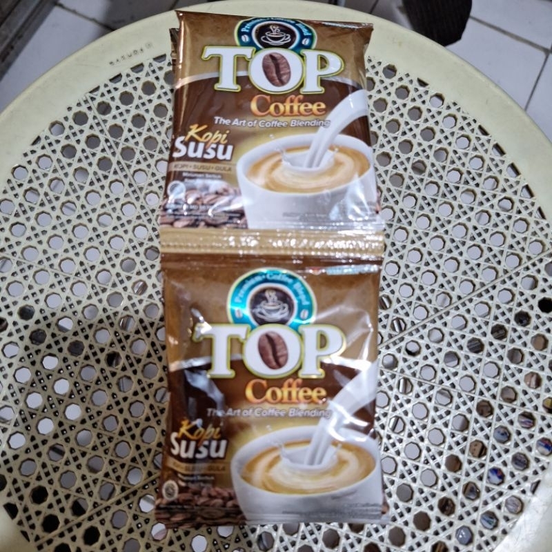 Jual Kopi Top Kopi Susu Renteng Isi Pcs Shopee Indonesia