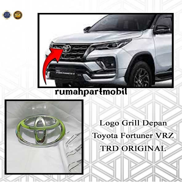 Jual Logo Grill Depan Toyota Fortuner Vrz Trd Shopee Indonesia