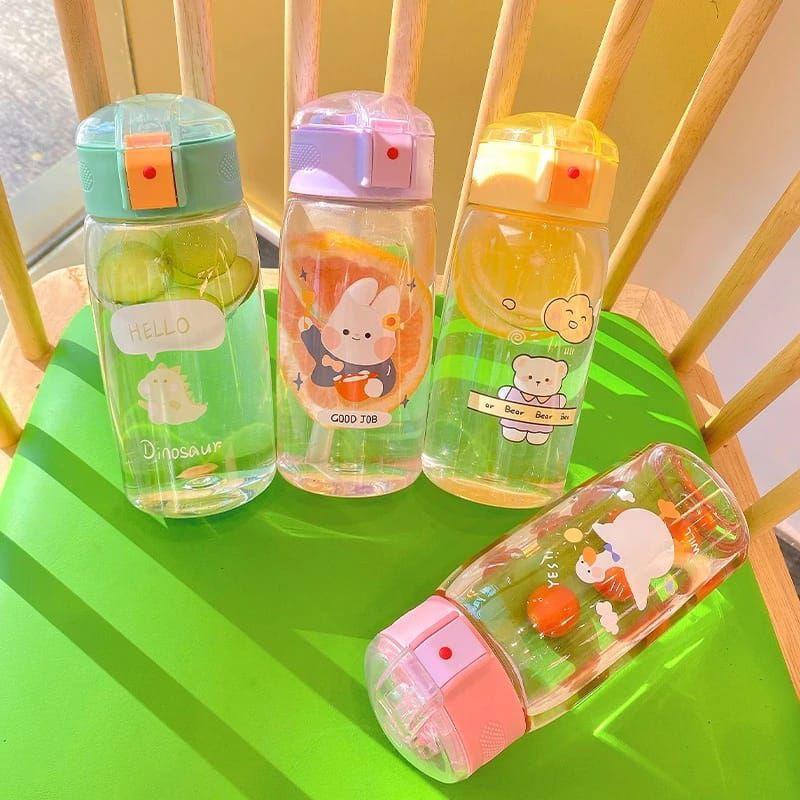 Jual Botol Minum Anak BPA Free 500 ml / Botol Minum Kartun Anak