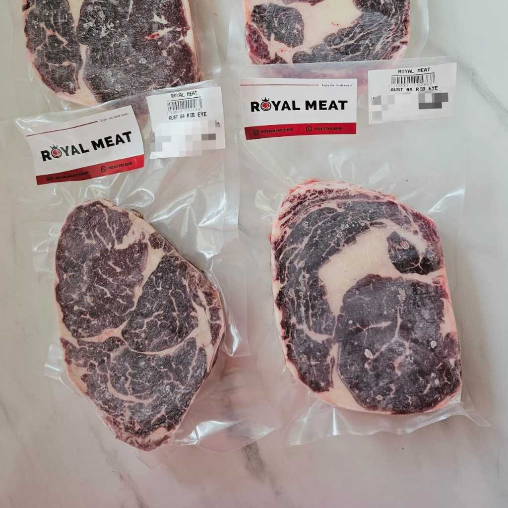 Jual [Royal Meat] Aust Black Angus Rib Eye 100g | Shopee Indonesia