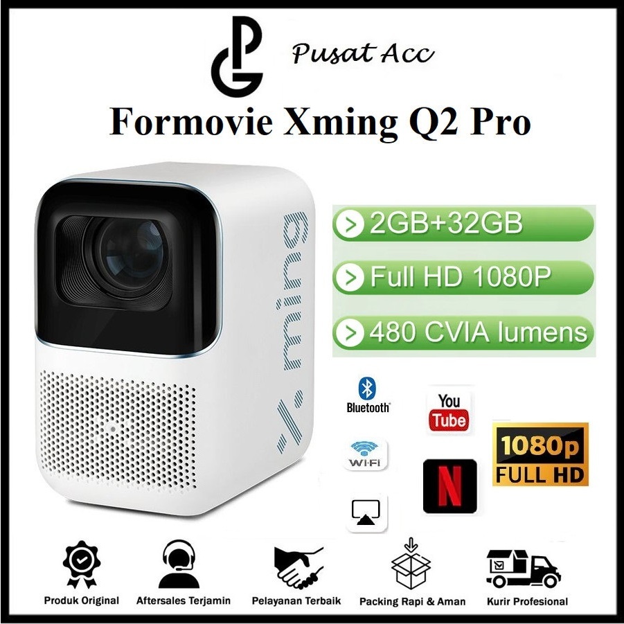 Jual Formovie Xming Q2 Pro Smart Projector 1080P 480CVIA Full HD ...