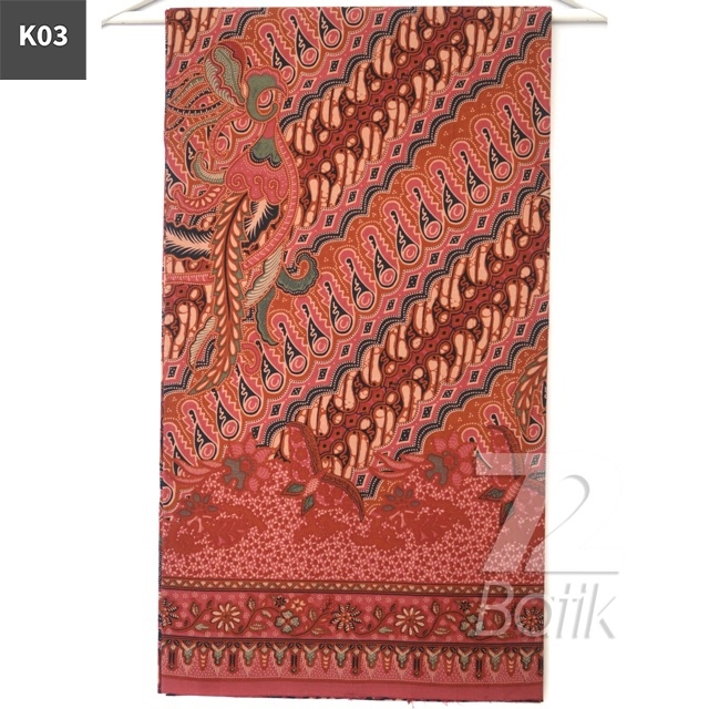 Jual KAIN BATIK PREMIUM Bahan Katun Motif Parang Seling Kusumo Hijau ...