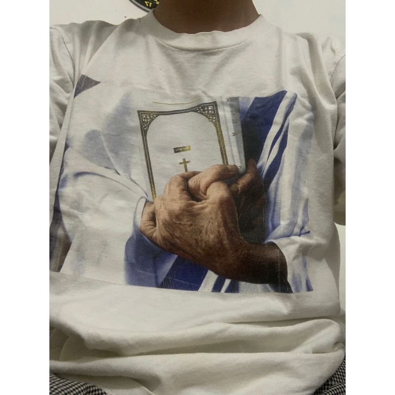 Supreme bible outlet tee