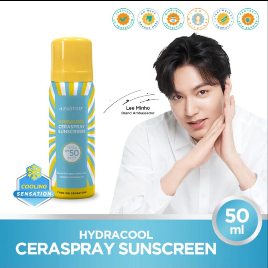 Jual AZARINE HYDRACOOL CERASPRAY SUNSCREEN SPF 50 (50 ML) | Shopee ...
