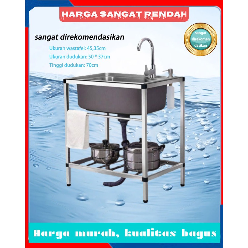 Jual Pemasangan wastafel stainless steel yang nyaman untuk mencuci
