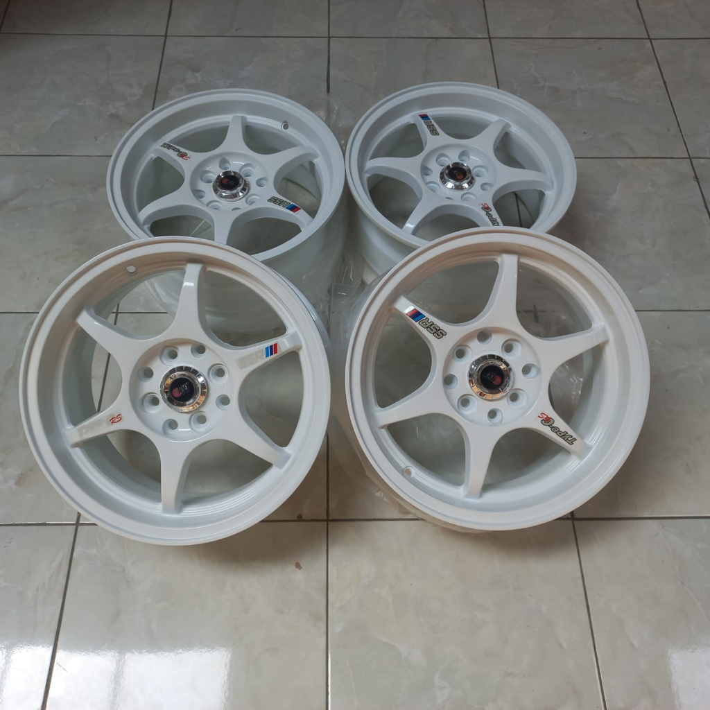 Jual Velg SSR Type C R15 Hol 8 Warna Putih | Shopee Indonesia
