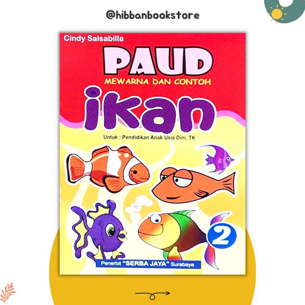 Jual Buku Mewarnai Anak/Buku Paud Dan Mewarna Contoh Ikan Jilid 2 Untuk ...