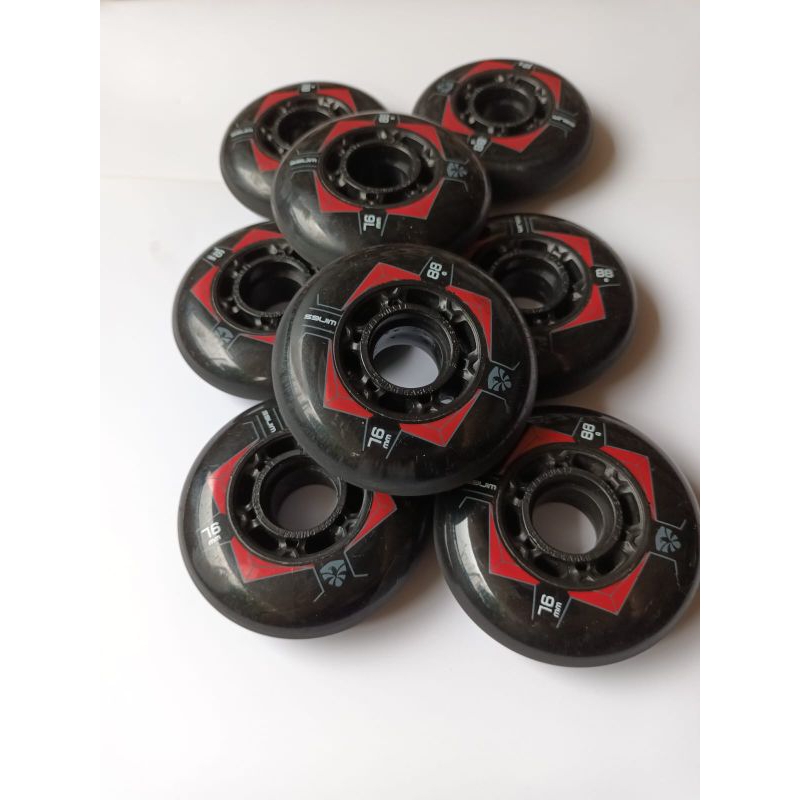 Jual Roda sepatu roda inline skate Wings Drift 76 mm | Shopee Indonesia