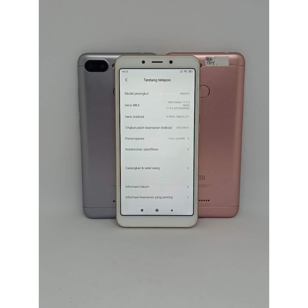 Jual Hape Redmi 6 Ram 4gb internal 64gb Second Original Murah | Shopee ...