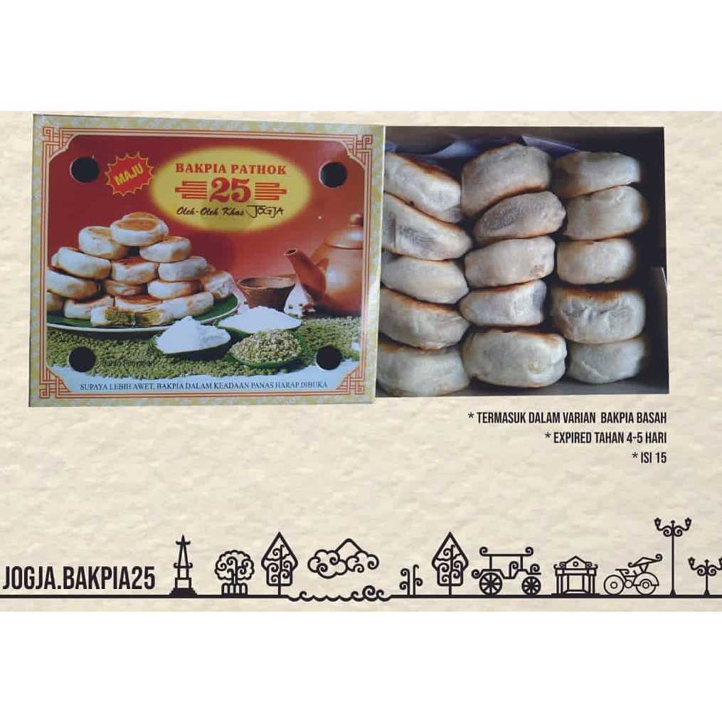 Jual Bakpia Pathok 25 original (isi 15) | Shopee Indonesia