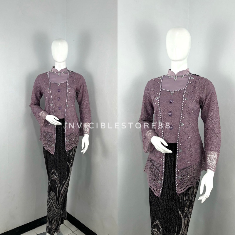 Jual Kebaya Kartini Payet / Kebaya Modern / Brokat / Tunik Brokat ...