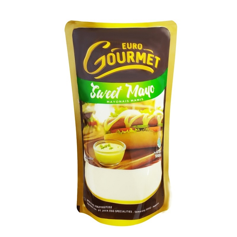 Jual Euro Gourmet Sweet Mayo – Mayonaise 1 Kg – Mayonais Manis 1Kg ...