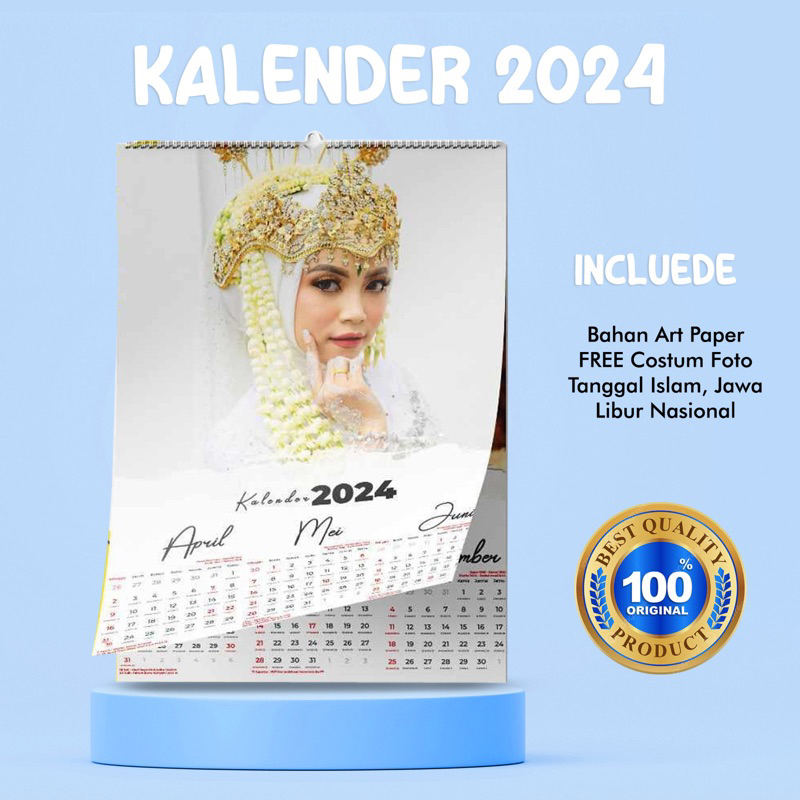 Jual KALENDER DINDING COSTUM 2024 | Shopee Indonesia