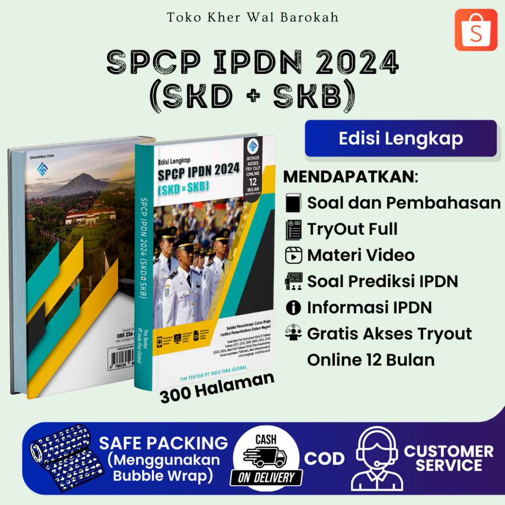 Jual Edisi Terbaru Buku SPCP IPDN 2024 [SKD + SKB] (Edisi Lengkap ...