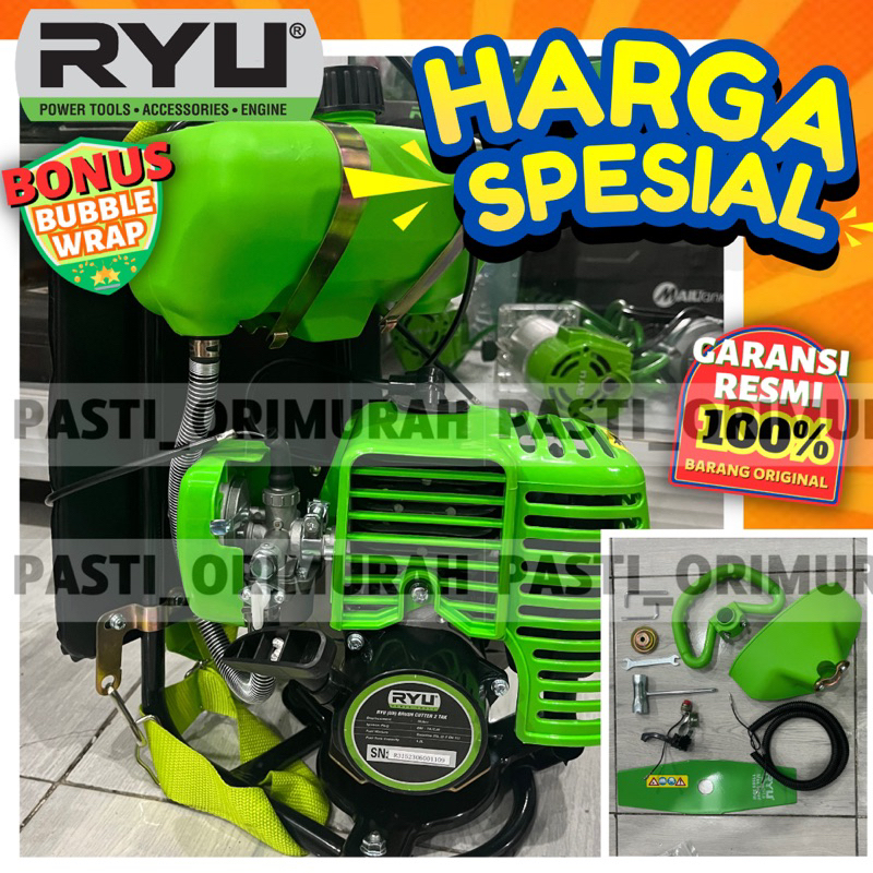 Jual Brush Cutter 2tak RYU brus cuter 2 Tak RBC 2T Mesin Potong Rumput ...
