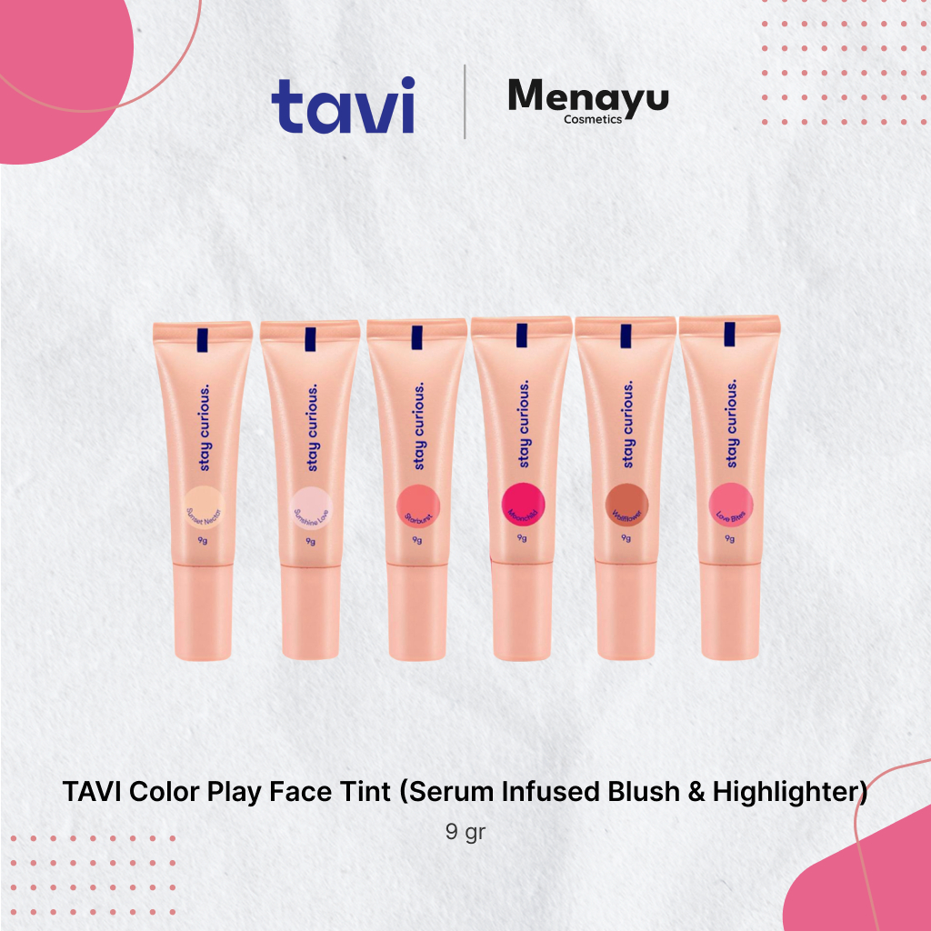 Jual Menayu - TAVI Color Play Face Tint 9 g (Serum Infused Blush ...