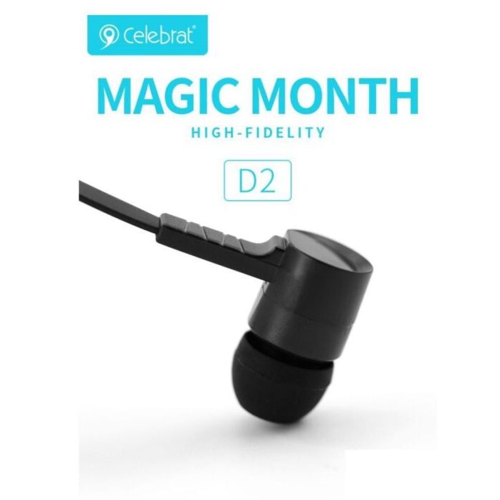 Jual Earphone stereo celebrat D2 original | Shopee Indonesia