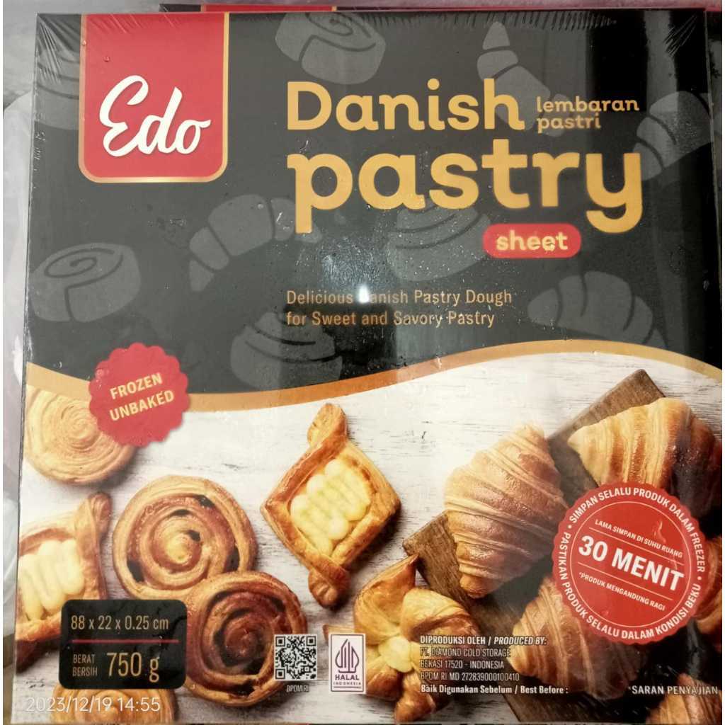 Jual Edo Danish Pastry 750gr (Instant Gojek Only !!) | Shopee Indonesia