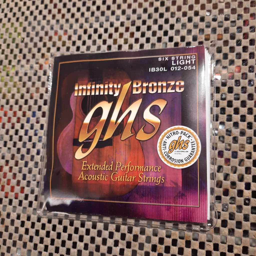 Jual GHS INFINITY BRONZE™ Coated Acoustic Guitar Strings Light 12-54 ...