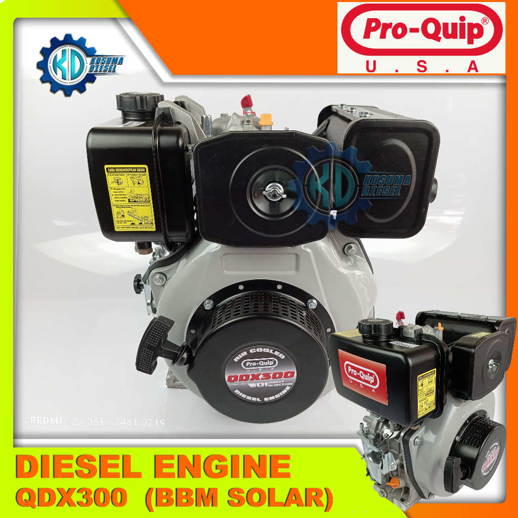 Jual Mesin Penggerak Solar Engine Diesel Proquip QDX 300 / 6 HP ...
