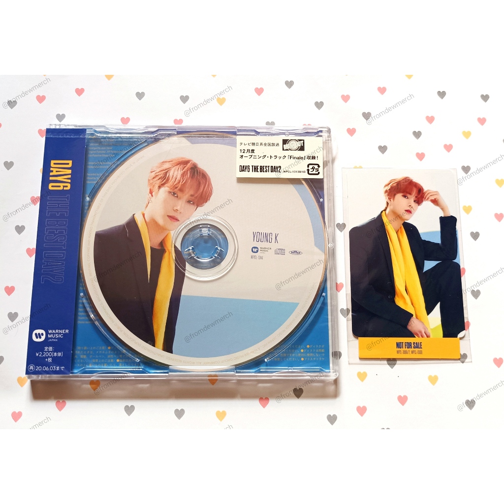 Jual Day6 Japan sealed album TBD2 YoungK cover member CD set