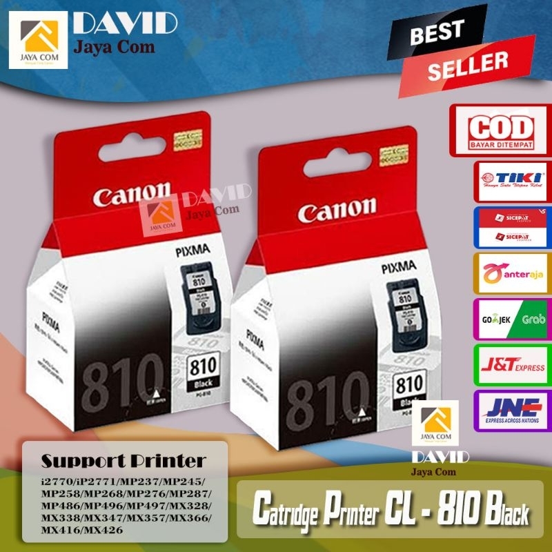 Jual Tinta Cartridge Canon PG 810 Black for ip2770, mp287, mp245, mp237