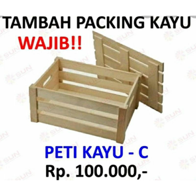 Jual Peti Kayu Packing Shopee Indonesia