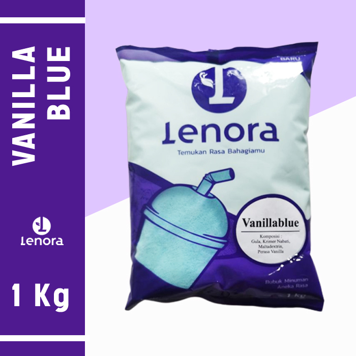 Jual Lenora Powder Vanilla Blue Bubuk Minuman 1kg | Shopee Indonesia