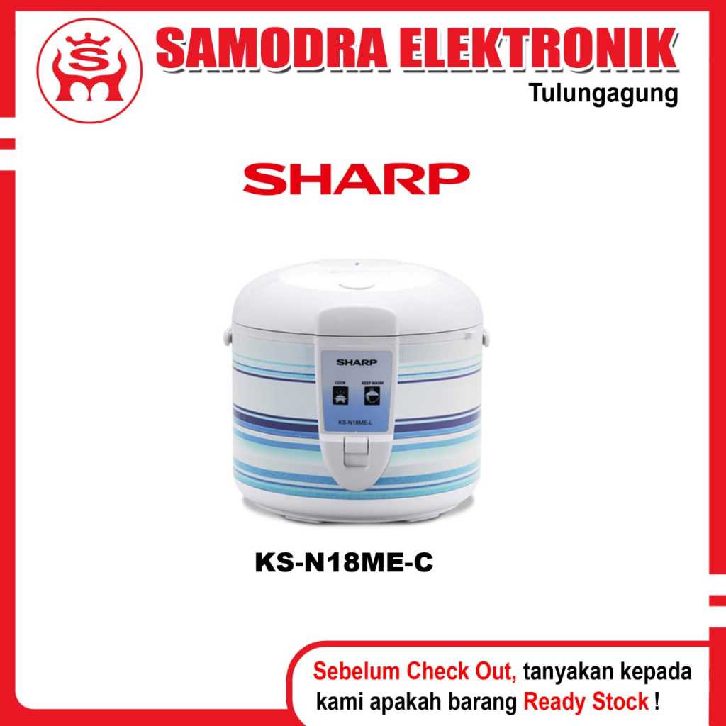 Jual Rice Cooker SHARP KS-N18ME-L | Rice Cooker 1.8 L Sharp | Shopee ...
