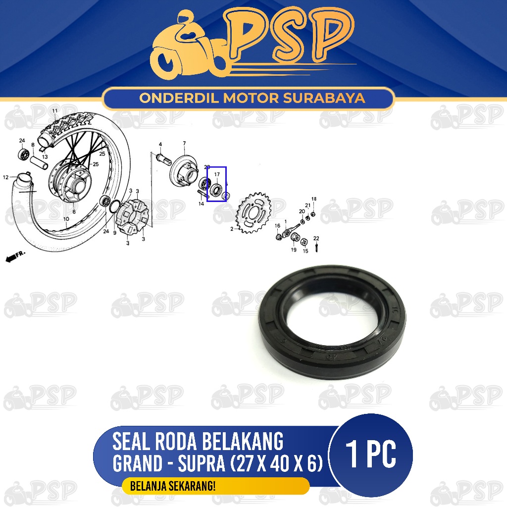 Jual Seal Roda Belakang Grand 