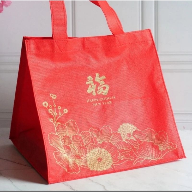 Jual Bag Imlek 26x26x26 Tas Imlek CNY 2024 Goodiebag Imlek Hampers