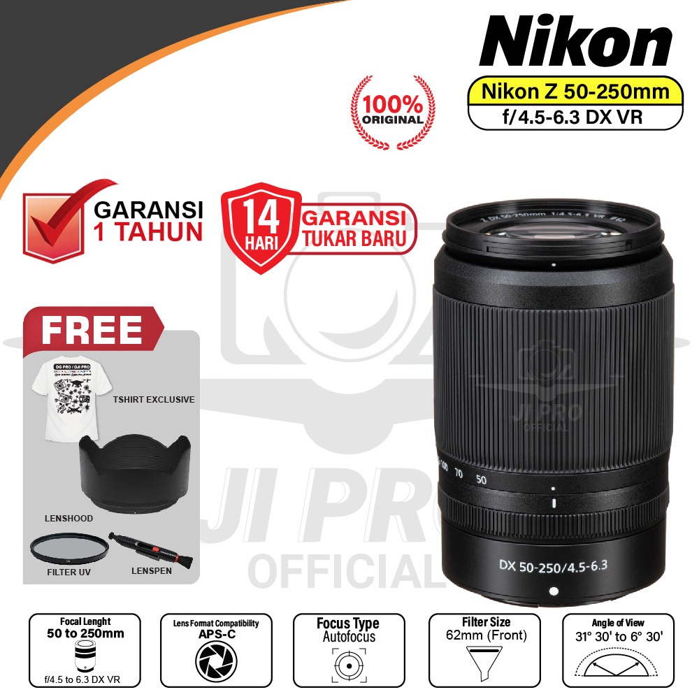 Nikon Z 50-250mm Lensa