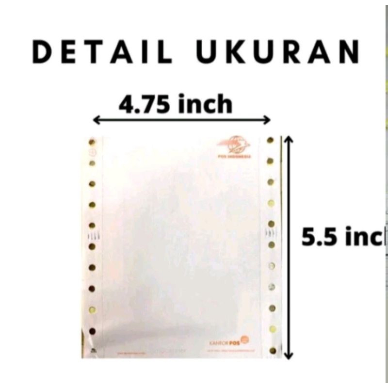 Jual Kertas Resi Posfin Agen Pos Indonesia Per Dus Continues form ...