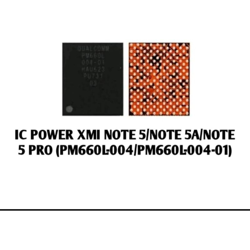 Jual IC POWER XMI NOTE 5/NOTE 5A/NOTE 5 PRO (660L-004/PM660L-004-01 ...