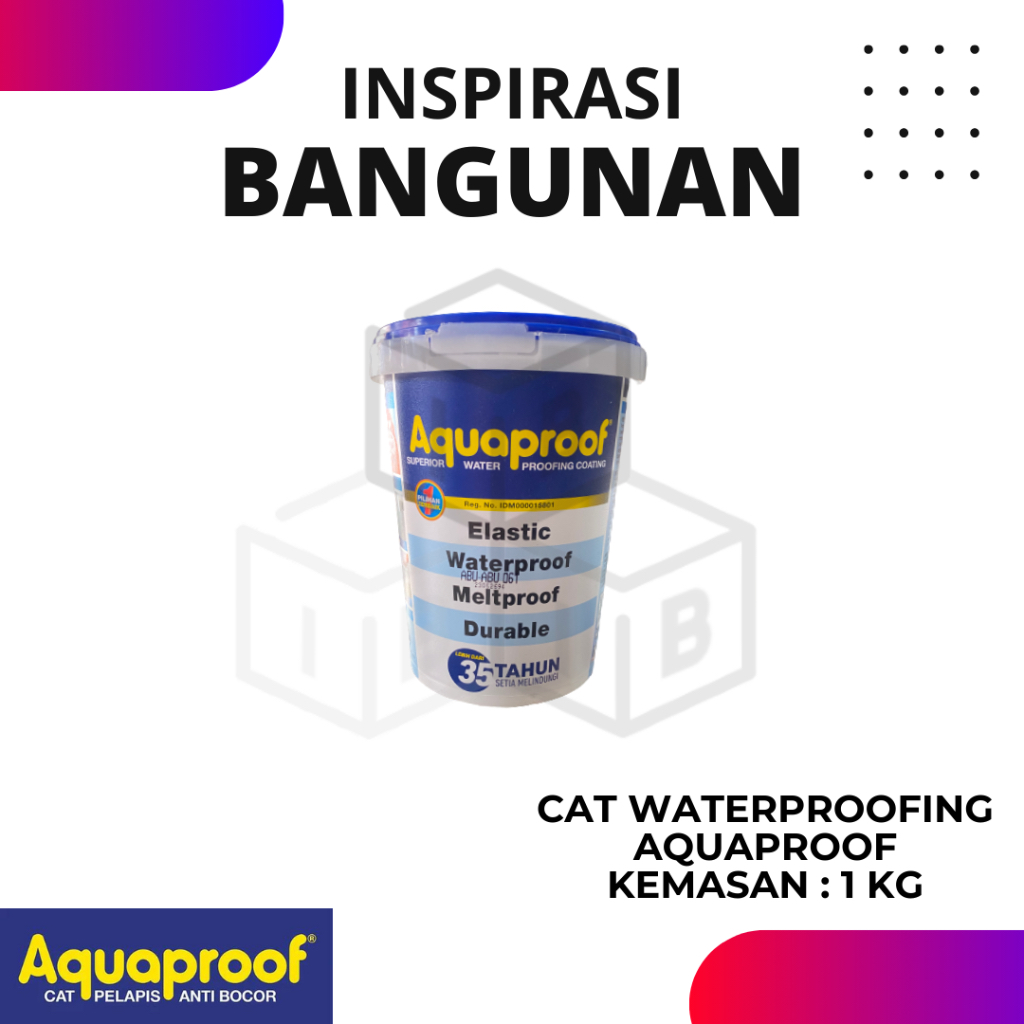 Jual Aquaproof Cat Pelapis Anti Bocor 1 Kg Aquaproof 1kg Aquaproof 1kg Shopee Indonesia 9774