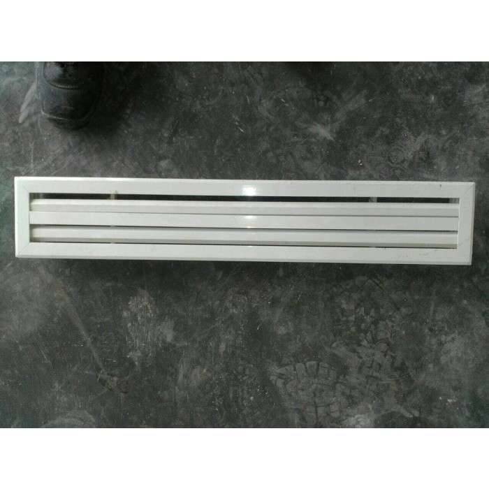 Jual linear slot Diffuser grill 120 x 10 + box + sock 8inch silver ...