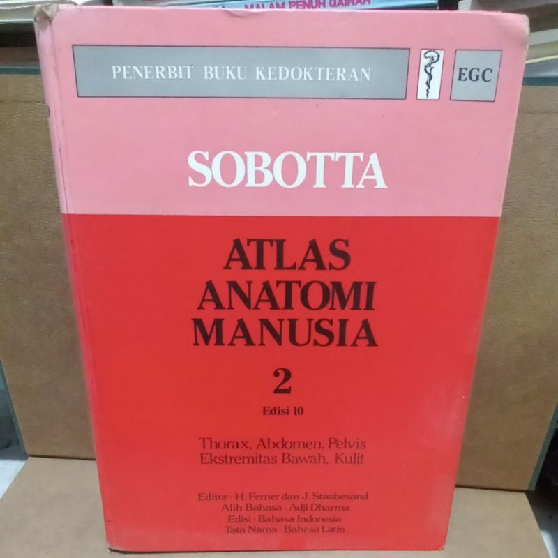 Jual Buku Original Atlas Anatomi Manusia Edisi Sobotta Shopee Indonesia