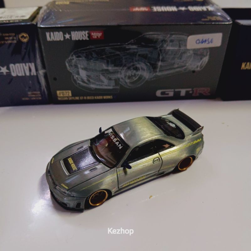 Kaido House x Mini GT Nissan GT-R R33 Kaido Works V1 KHMG072 1/64 CHASE
