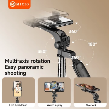 MIXIO A36 160CM Tongsis Bluetooth Selfie Stick Tripod With Remote